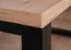 Table basse "Prizren" 02, Chêne artisan / Noir mat, 105 x 60 x 50 cm, convient comme table d'appoint pour le salon, la chambre à coucher, la chambre d'enfants, la chambre d'adolescents