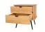 Table de chevet Rolleston 05 chêne massif huilé - Dimensions : 57 x 50 x 41 cm (H x L x P)