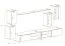 Mur de salon stylé Volleberg 68, Couleur : Chêne wotan - dimensions : 150 x 280 x 40 cm (h x l x p), avec grand espace de rangement