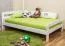 Lit pour enfant 140 x 200 cm | Bois massif: Pin | Laqué Noisette | incl. sommier à lattes Abbildung