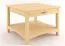 Table de club Table basse Table de salon Pin Bois massif Naturel 51x60x60 cm Abbildung