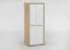 Salon - Armoire, Couleur: Chêne Sonoma / Blanc - 195 x 80 x 55 cm (H x L x P) Abbildung