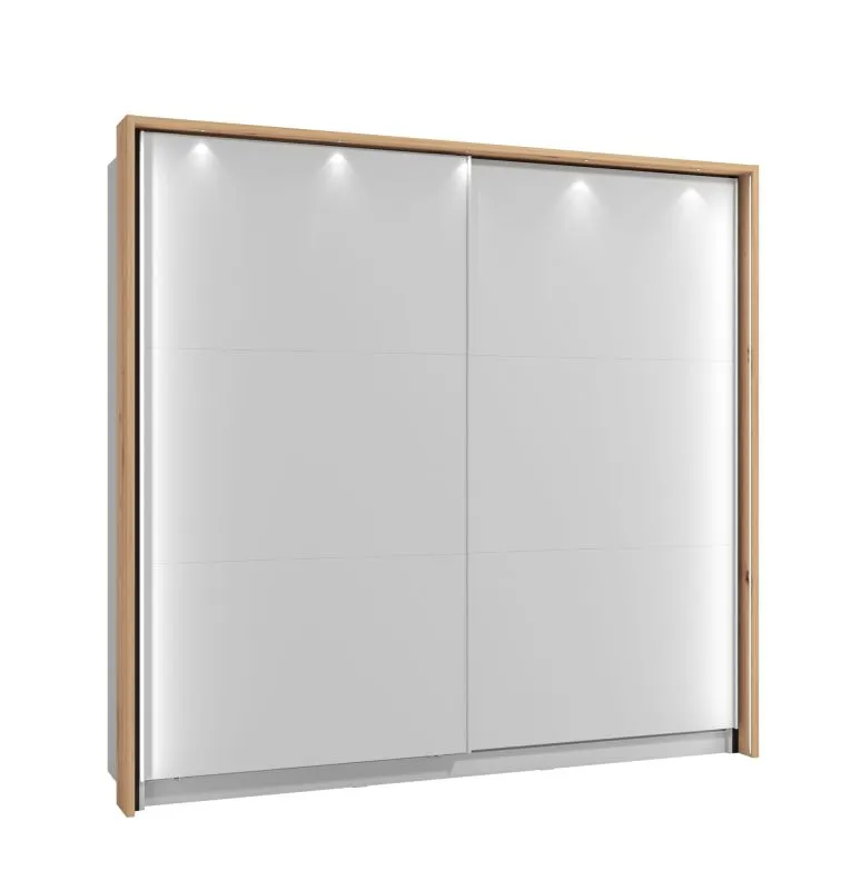 Cadre pour Armoire à portes coulissantes / Penderie Palanka 01, Couleur : Chêne Artisan