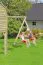 Balançoire double 02 pour maison d'enfants - Dimensions : 240 x 190 cm (L x l)