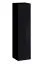Meuble-paroi Kongsvinger 24, couleur : noir brillant / chêne Wotan - dimensions : 160 x 330 x 40 cm (h x l x p), avec système push-to-open