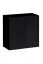 Exceptionnel meuble-paroi Kongsvinger 10, couleur : noir brillant / chêne Wotan - Dimensions : 160 x 330 x 40 cm (H x L x P)