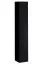 Meuble-paroi cinq portes Kongsvinger 45, couleur : noir brillant / chêne wotan - dimensions : 180 x 330 x 40 cm (h x l x p), avec système push-to-open