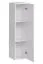 Meuble-paroi Balestrand 23, couleur : blanc / gris - dimensions : 160 x 270 x 40 cm (h x l x p), avec cinq portes