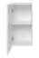 Set de 6 armoires et vitrines suspendues Volleberg 97, Couleur : Blanc - dimensions : 80 x 150 x 25 cm (h x l x p), avec éclairage LED