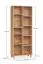 Bibliothèque / Couleur : Beige / Étagère très stable même sous charge / Dimensions : 75,5 x 38 x 194 cm / 10 compartiments / Pieds : Métal / Pour salon ou bureau