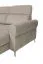 Canapé de salon avec fonction de couchage Turnhout 01, Couleur : Beige - Dimensions : 102 x 340 x 207 cm (H x L x P) - Angle : à gauche