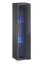 Meuble-paroi moderne Balestrand 195, couleur : gris - dimensions : 160 x 330 x 40 cm (h x l x p), avec éclairage LED