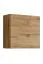 Exceptionnel meuble-paroi Balestrand 221, couleur : chêne wotan / noir - dimensions : 160 x 320 x 40 cm (h x l x p), avec suffisamment d'espace de rangement