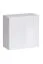 Set de 2 meubles hauts Balestrand 327 | Blanc/Gris | 110 x 130 x 30 cm | 4 compartiments élégants