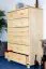Commode en bois de pin massif naturel Junco 134 - Dimensions : 118 x 80 x 42 cm (H x L x P)