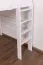 Lit mezzanine pour adultes "Easy Premium Line" K23/n, hêtre massif laqué blanc, divisible - Surface de couchage : 120 x 200 cm