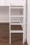 Lit mezzanine pour adultes "Easy Premium Line" K23/n, hêtre massif laqué blanc, divisible - Surface de couchage : 120 x 200 cm