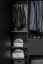 Armoire à portes battantes / armoire Chiflero 15, couleur : noir - Dimensions : 239 x 185 x 57 cm (H x L x P)