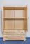 Commode en bois de pin massif, naturel Junco 156 - Dimensions : 139,5 x 90 x 42 cm (H x L x P)