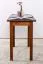 Table en pin massif couleurs chêne rustique Junco 226B (carré) - 50 x 90 cm (L x P)