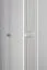 Armoire en bois de pin massif, laqué blanc Junco 15A - Dimensions 195 x 65 x 59 cm