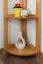 Étagère / étagère d'angle en pin massif couleurs aulne Junco 62 - 40 x 30 x 86 cm (l x p x h)
