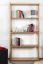 Etagère en bois de pin massif couleur aulne Junco 55A - 162 x 80 x 30 cm (h x l x p)