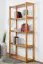 Etagère en bois de pin massif couleur aulne Junco 55A - 162 x 80 x 30 cm (h x l x p)