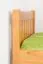 Lit d'enfant / lit de jeunesse en pin massif, couleur aulne 66, avec sommier à lattes - 100 x 200 cm