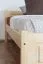 Lit enfant ou adolescent en pin massif naturel 78 | Sommier inclus | 100 x 200 cm | Design moderne | Excellente stabilité