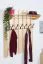 Vestiaire en bois de pin massif naturel Junco 346 - Dimensions : 100 x 80 x 33 cm (H x L x P)