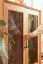 Vitrine Kumeu 52, en bois de hêtre massif huilé - Dimensions : 125 x 97 x 45 cm (H x L x P)