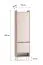 Armoire / Deux portes / Dimensions : 54 x 34 x 198 cm / Système de fermeture Soft-Close / Chêne Cremona / Cachemire / Tringle coulissante / 3 compartiments / Chants en ABS