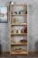 Étagère en pin massif naturel 001 | 200 x 80 x 30 cm | Design moderne | Grande capacité