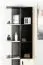 Armoire pour chambre ado Aalst 05 | Design chêne, crème et noir | 190 x 60 x 40 cm