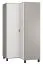 Armoire à portes battantes / armoire d'angle Pantanoso 39, couleur : gris / blanc - Dimensions : 195 x 102 x 104 cm (H x L x P)