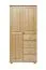 Armoire en bois de pin massif, naturel 009 - Dimensions 190 x 80 x 60 cm (H x L x P)