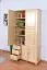 Armoire Pin Bois massif Naturel - Dimensions: 195 x 102 x 42 cm (H x L x P) Abbildung