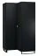 102 cm de large Armoire avec 2 portes | Couleur: Noir Abbildung