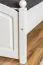 Cadre de lit pour enfants / Lit pour enfant 80 x 200 cm | Bois massif: Pin | Laqué Blanc Abbildung