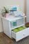 Table de nuit Blanc Pin Abbildung