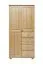 Armoire de vestiaire maison de campagne Pin, Couleur: Naturel 190x90x60 cm Abbildung
