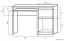 Bureau Popondetta 13, couleur : chêne Sonoma - Dimensions : 78 x 120 x 55 cm (H x L x P)
