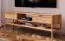 Meuble TV Wellsford 10 en bois de hêtre massif huilé - Dimensions : 64 x 204 x 46 cm (H x L x P)