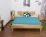 Lit futon en bois massif Wooden Nature 01 | Hêtre cœur huilé | 160 x 200 cm | Design moderne et chaleureux