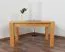 Table basse en pin massif finition couleur érable Junco 484 | 90 x 60 x 50 cm | Design moderne et robuste