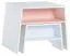 Tabouret enfant Irlin 04 | Blanc / Bleu | 31 x 46 x 25 cm | Design moderne et pratique