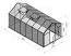 Serre - Mangold L10, verre trempé 4 mm, surface au sol : 9,50 m² - Dimensions : 430 x 220 cm (lo x la)
