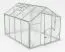 Serre - Serre Radicchio L7, parois : verre trempé 4 mm, toit : 6 mm HKP multiparois, surface au sol : 6,40 m² - Dimensions : 290 x 220 cm (lo x la)