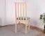 Chaise de salle à manger SIGULDA couleur chêne, rembourrage gris, mousse T-25 de qualité supérieure, bois de hêtre massif, aspect classique, matériaux de qualité supérieure
